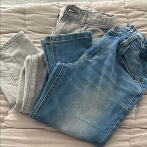 Blue and gray boys Jeans